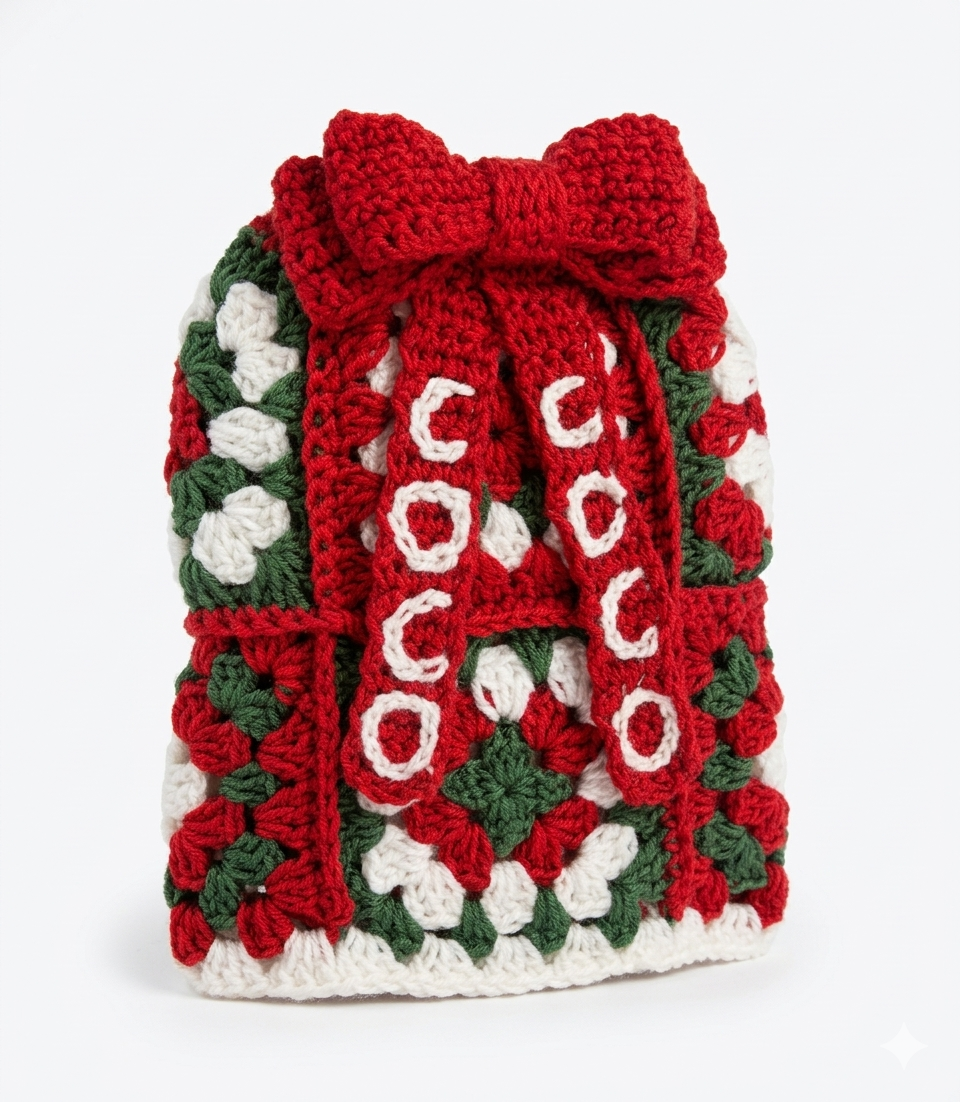 Granny Square Dog Sweater - Customizable